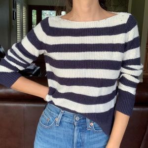 Gap nautical striped sweater XS